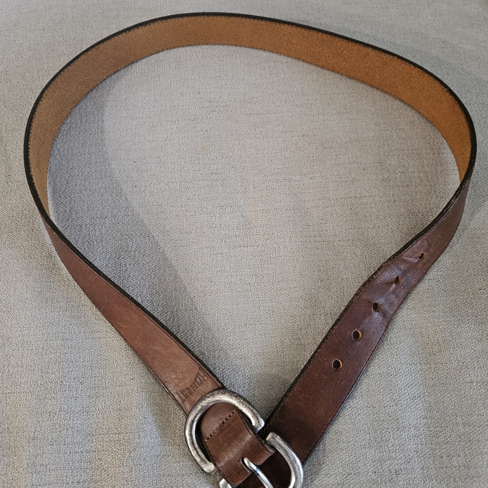 HONEST leather belt. Size 35 waist